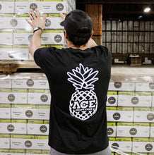 Load image into Gallery viewer, ACE Unisex Black Pineapple T-shirt